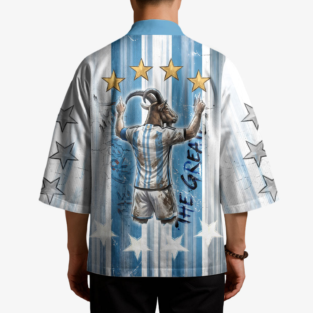 Argentina Football GOAT Kimono Four Times World Champions