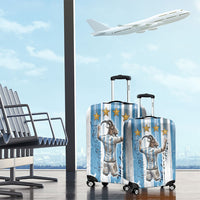 Argentina Football GOAT Luggage Cover Four Times World Champions