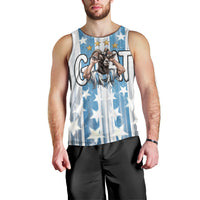 Argentina Football GOAT Men Tank Top Four Times World Champions