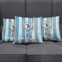 Argentina Football GOAT Pillow Cover Four Times World Champions