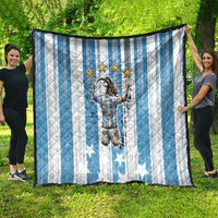 Argentina Football GOAT Quilt Four Times World Champions