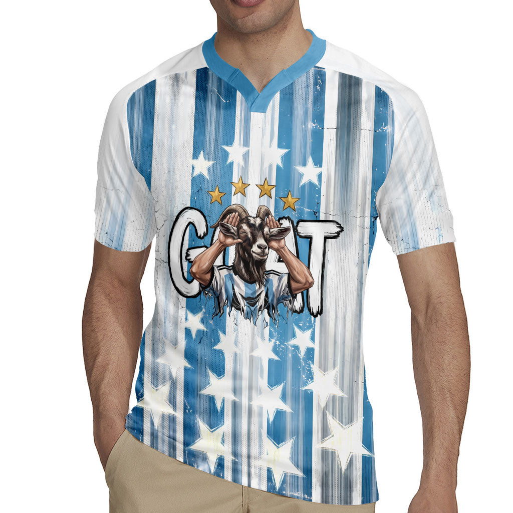 Argentina Football GOAT Rugby Jersey Four Times World Champions