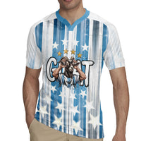 Argentina Football GOAT Rugby Jersey Four Times World Champions