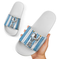 Argentina Football GOAT Slide Sandals Four Times World Champions