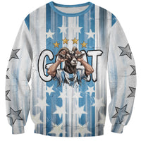 Argentina Football GOAT Sweatshirt Four Times World Champions
