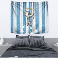 Argentina Football GOAT Tapestry Four Times World Champions