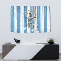 Argentina Football GOAT Tapestry Four Times World Champions