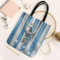Argentina Football GOAT Tote Bag Four Times World Champions