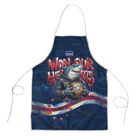 Cape Verde World Football 2026 Apron Blue Sharks Won Our Hearts - Oil Paint Style