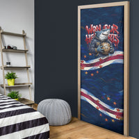Cape Verde World Football 2026 Door Cover Blue Sharks Won Our Hearts - Oil Paint Style