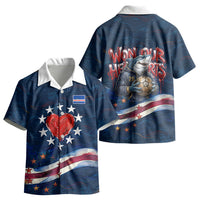 Cape Verde World Football 2026 Kid Hawaiian Shirt Blue Sharks Won Our Hearts - Oil Paint Style