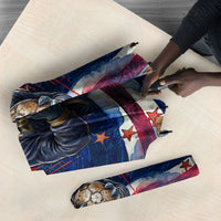 Cape Verde World Football 2026 Umbrella Blue Sharks Won Our Hearts - Oil Paint Style