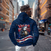 Cape Verde World Football 2026 Zip Hoodie Blue Sharks Won Our Hearts - Oil Paint Style