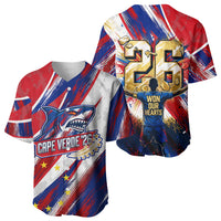 Cape Verde Football 2026 Baseball Jersey Won Our Hearts Blue Sharks Soccer Player