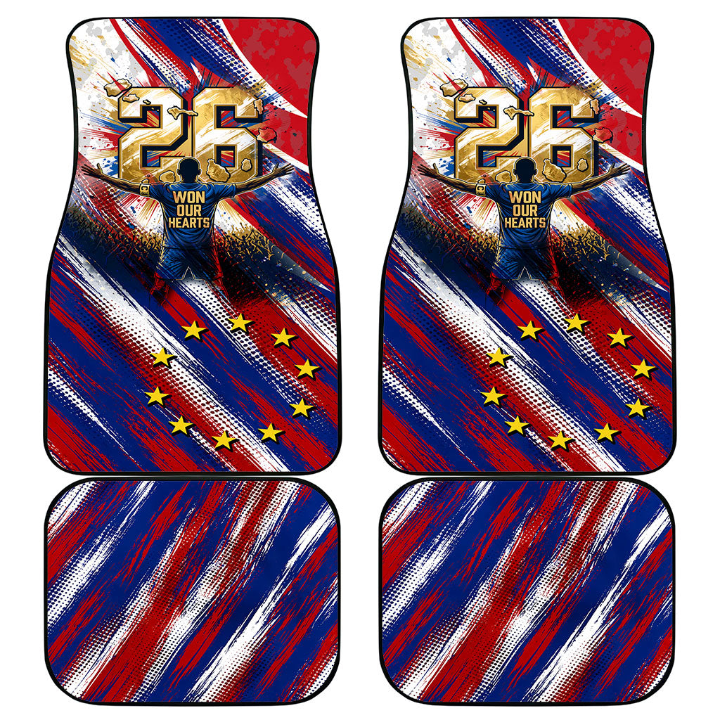 Cape Verde Football 2026 Car Mats Won Our Hearts Blue Sharks Soccer Player