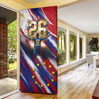 Cape Verde Football 2026 Door Cover Won Our Hearts Blue Sharks Soccer Player