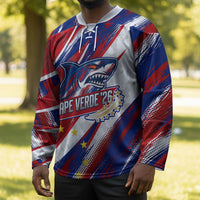 Cape Verde Football 2026 Hockey Jersey Won Our Hearts Blue Sharks Soccer Player