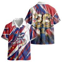 Cape Verde Football 2026 Kid Hawaiian Shirt Won Our Hearts Blue Sharks Soccer Player