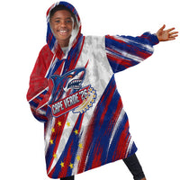 Cape Verde Football 2026 Kid Wearable Blanket Hoodie Won Our Hearts Blue Sharks Soccer Player