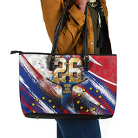 Cape Verde Football 2026 Leather Tote Bag Won Our Hearts Blue Sharks Soccer Player