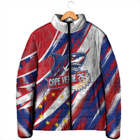 Cape Verde Football 2026 Padded Jacket Won Our Hearts Blue Sharks Soccer Player