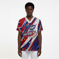 Cape Verde Football 2026 Scrub Top Won Our Hearts Blue Sharks Soccer Player
