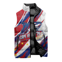 Cape Verde Football 2026 Sleeveless Puffer Jacket Won Our Hearts Blue Sharks Soccer Player