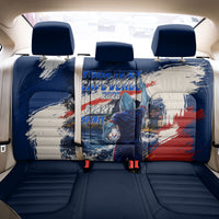 Personalized Cape Verde Blue Sharks Back Car Seat Cover Giant Spirit African Football 2026 Mascot