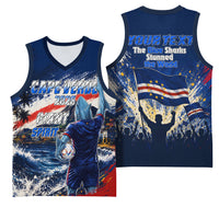 Personalized Cape Verde Blue Sharks Basketball Jersey Giant Spirit African Football 2026 Mascot