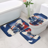 Personalized Cape Verde Blue Sharks Bathroom Set Giant Spirit African Football 2026 Mascot