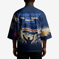 Personalized Cape Verde Blue Sharks Kimono Giant Spirit African Football 2026 Mascot