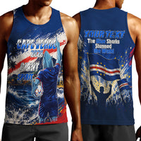 Personalized Cape Verde Blue Sharks Men Tank Top Giant Spirit African Football 2026 Mascot