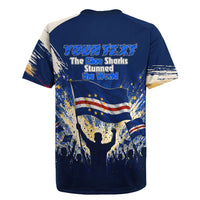 Personalized Cape Verde Blue Sharks Rugby Jersey Giant Spirit African Football 2026 Mascot