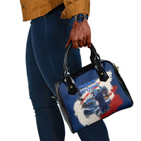 Personalized Cape Verde Blue Sharks Shoulder Handbag Giant Spirit African Football 2026 Mascot