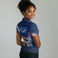 Personalized Cape Verde Blue Sharks Women Polo Shirt Giant Spirit African Football 2026 Mascot