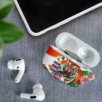 India Proud Free Fearless AirPods Case Bengal Tiger Military Soldier Jets Art