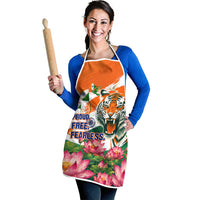 India Proud Free Fearless Apron Bengal Tiger Military Soldier Jets Art