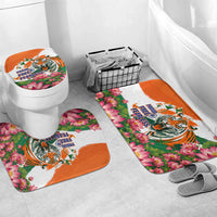 India Proud Free Fearless Bathroom Set Bengal Tiger Military Soldier Jets Art