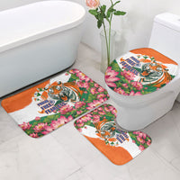 India Proud Free Fearless Bathroom Set Bengal Tiger Military Soldier Jets Art