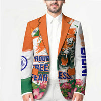 India Proud Free Fearless Blazer Bengal Tiger Military Soldier Jets Art