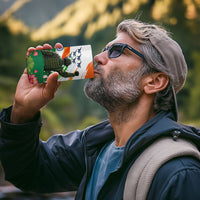 India Proud Free Fearless 4 in 1 Can Cooler Tumbler Bengal Tiger Military Soldier Jets Art
