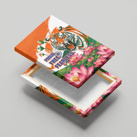 India Proud Free Fearless Canvas Wall Art Bengal Tiger Military Soldier Jets Art