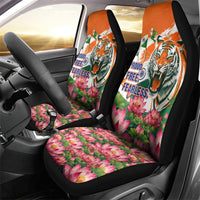 India Proud Free Fearless Car Seat Cover Bengal Tiger Military Soldier Jets Art