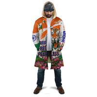 India Proud Free Fearless Cloak Bengal Tiger Military Soldier Jets Art