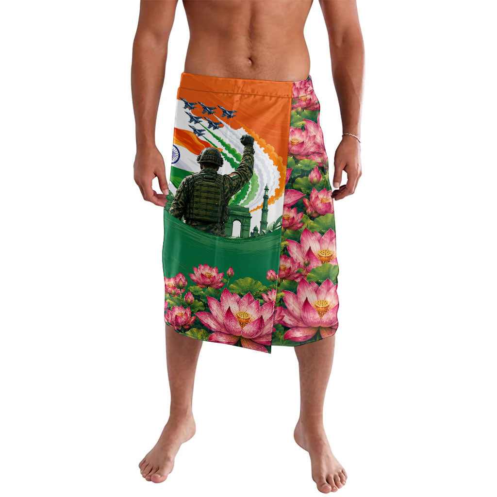 India Proud Free Fearless Lavalava Bengal Tiger Military Soldier Jets Art