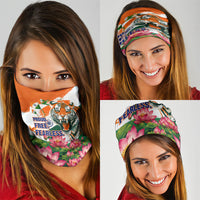India Proud Free Fearless Neck Gaiter Bengal Tiger Military Soldier Jets Art