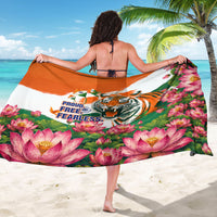 India Proud Free Fearless Sarong Bengal Tiger Military Soldier Jets Art