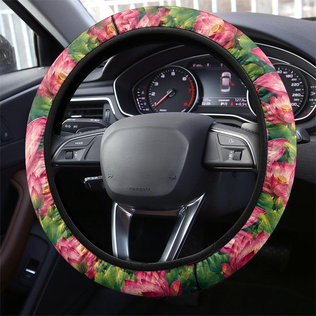 India Proud Free Fearless Steering Wheel Cover Bengal Tiger Military Soldier Jets Art