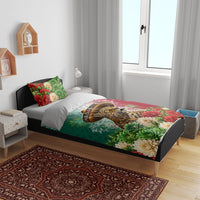 Viva Mexico Independence Day Bedding Set Sombrero Jaguar Mayan Pyramid Fireworks