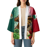 Viva Mexico Independence Day Kimono Sombrero Jaguar Mayan Pyramid Fireworks